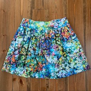 Zara Multi Colored Floral Skirt